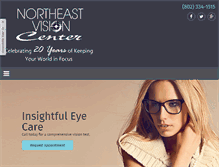 Tablet Screenshot of northeastvisioncenter.com